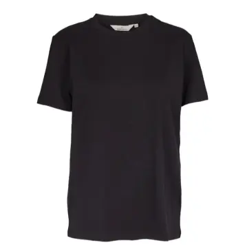 Basic Apparel - Rikke Kortærmet Tee, Sort 