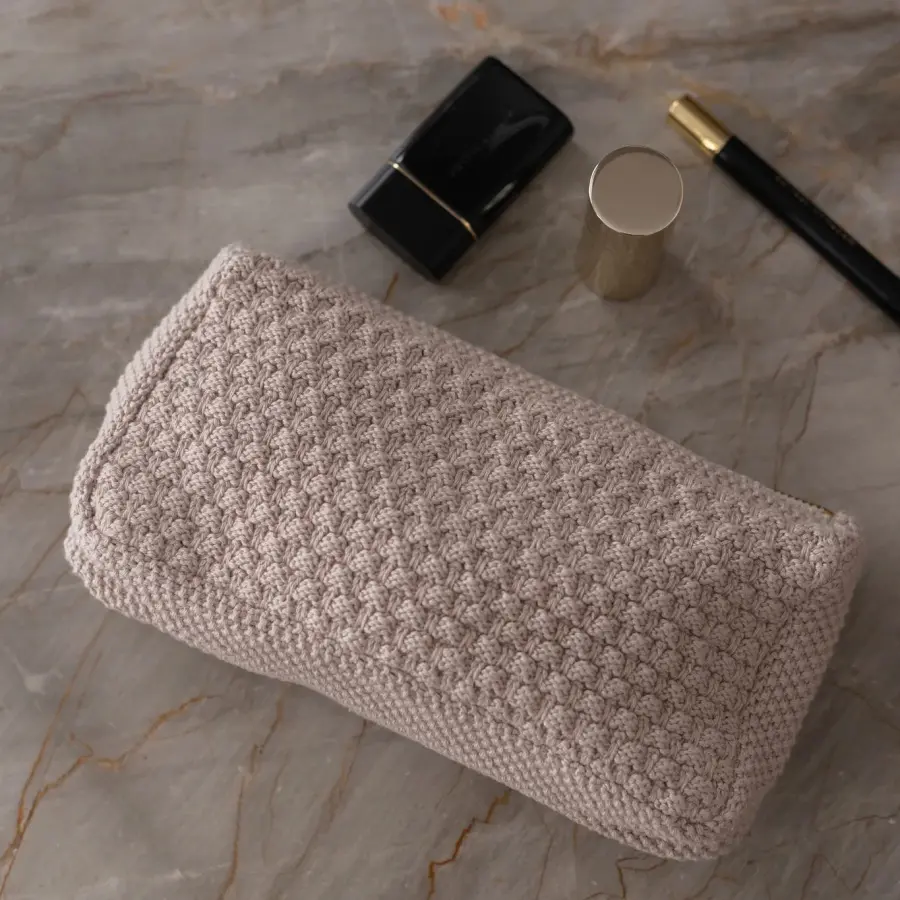 By LOHN - Strikket Clutch Petra, Husted Violet