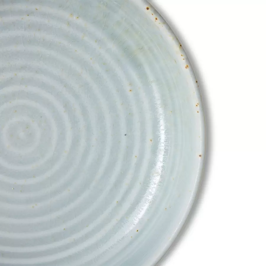 HK living - Dyb Tallerken Chef Ceramics, Soft Blue Ø:21,5*5