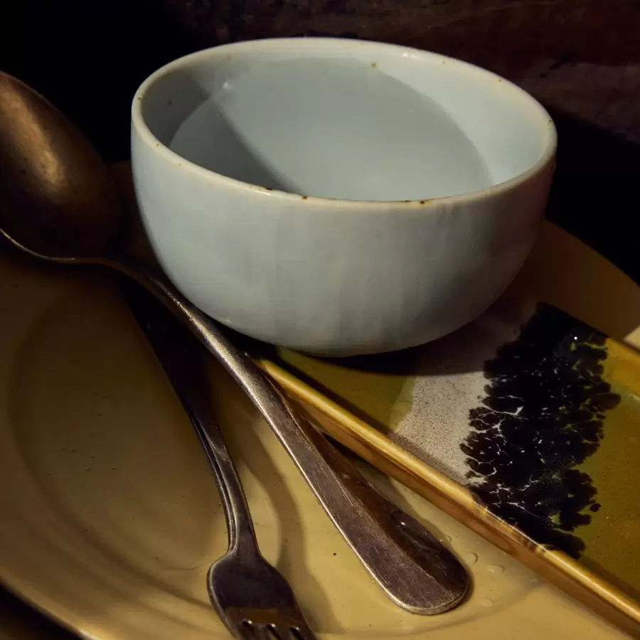 HK living - Skål Chef Ceramics, Soft Blue Ø:10,5*6
