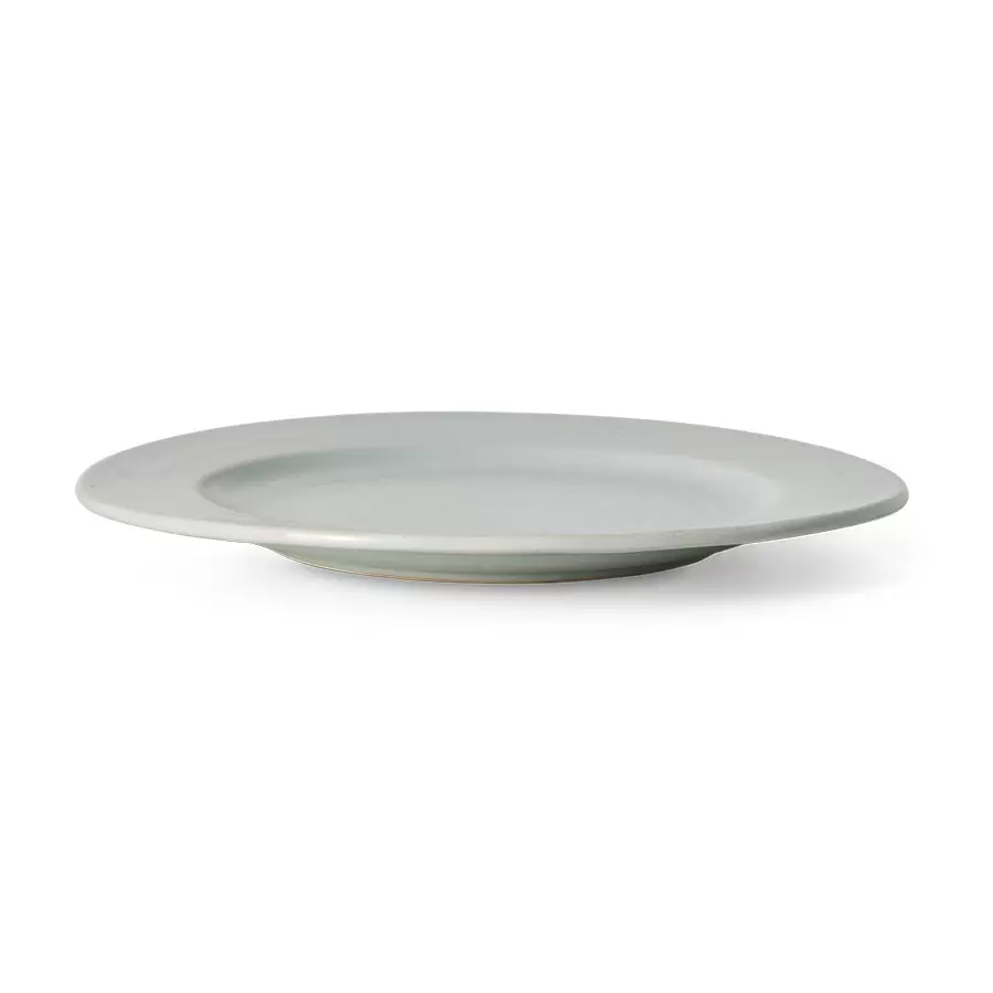 HK living - 2 Middagstallerkner Farmhouse Ceramics, Pale Blue Ø:26,5