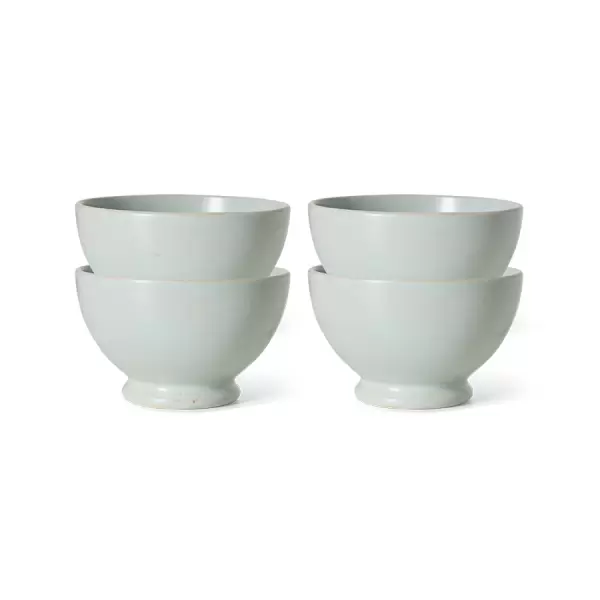 HK living - 4 små skåle Farmhouse Ceramics, Pale Blue Ø:11*6,8 HK living - 4 små skåle Farmhouse Ceramics, Pale Blue Ø:11*6,8