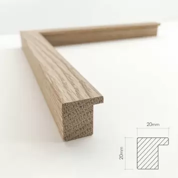 INCADO - Solid Oak med glas, 30*30