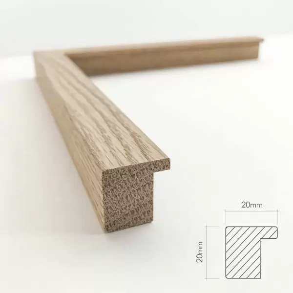INCADO - Solid Oak med glas, 30*30 INCADO - Solid Oak med glas, 30*30