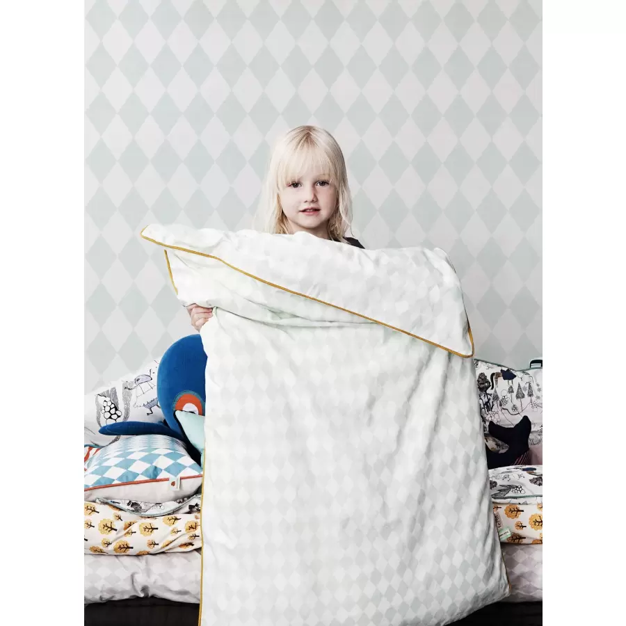 ferm LIVING Kids - Harlequin sengesæt - baby - mint