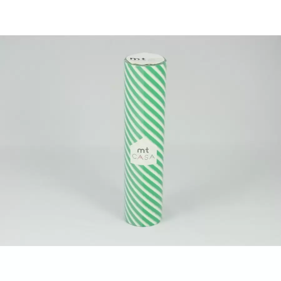 mt - Masking Tape - Mt Casa 20 cm, Stripe Green