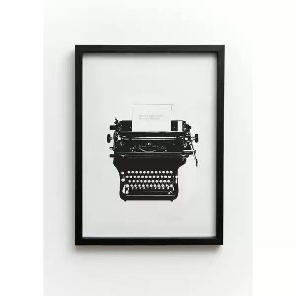 One Must Dash - artprints - Typed Love 50x70