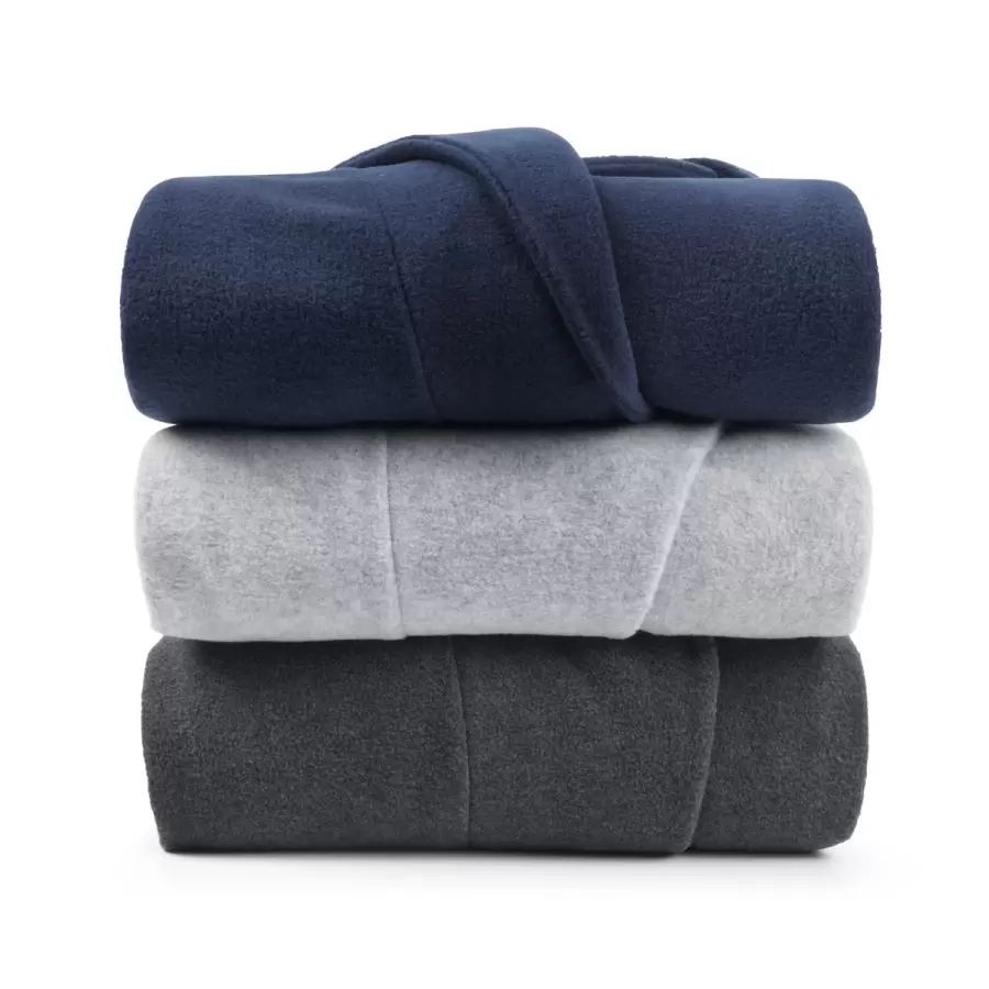 Karmameju - Fleece badekåbe i blå