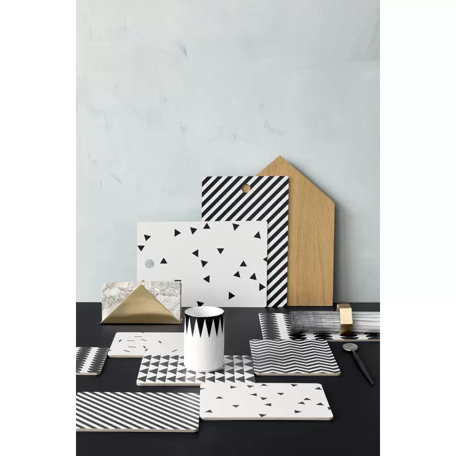 ferm LIVING - Black Stripe cutting board