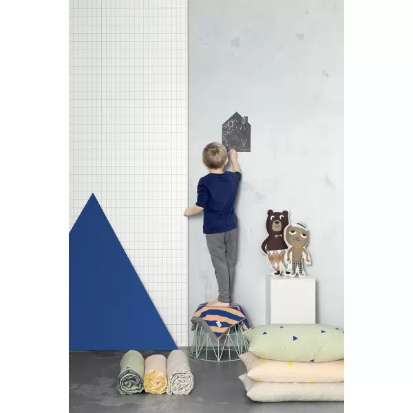 ferm LIVING - Teepee Quilted Blanket - mint