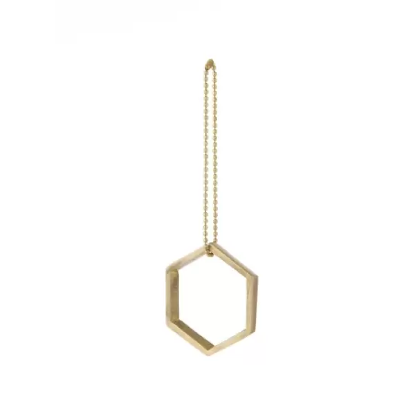 ferm LIVING - Messingophæng - Hexagon 