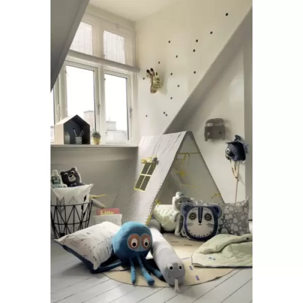 ferm LIVING Kids - Rundt Tæppe - Triangle