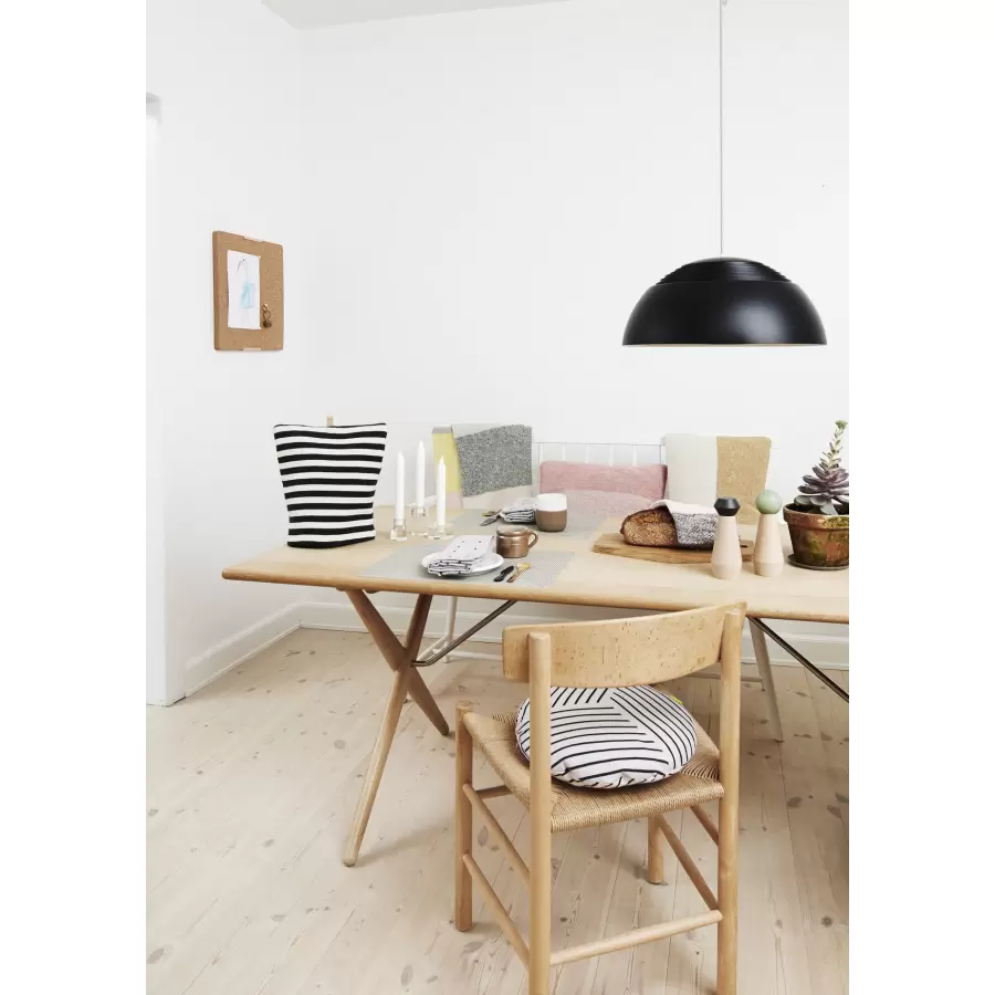 OYOY Living Design - Pearl Cushion - Coral/White 50x50