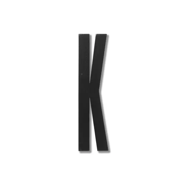 Design Letters - Træbogstaver A-Å sort