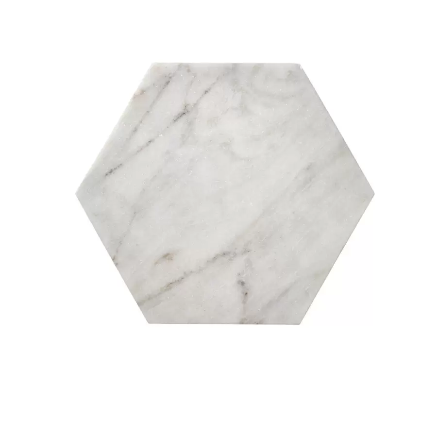 Bloomingville - Bakke 6-kantet marmor 