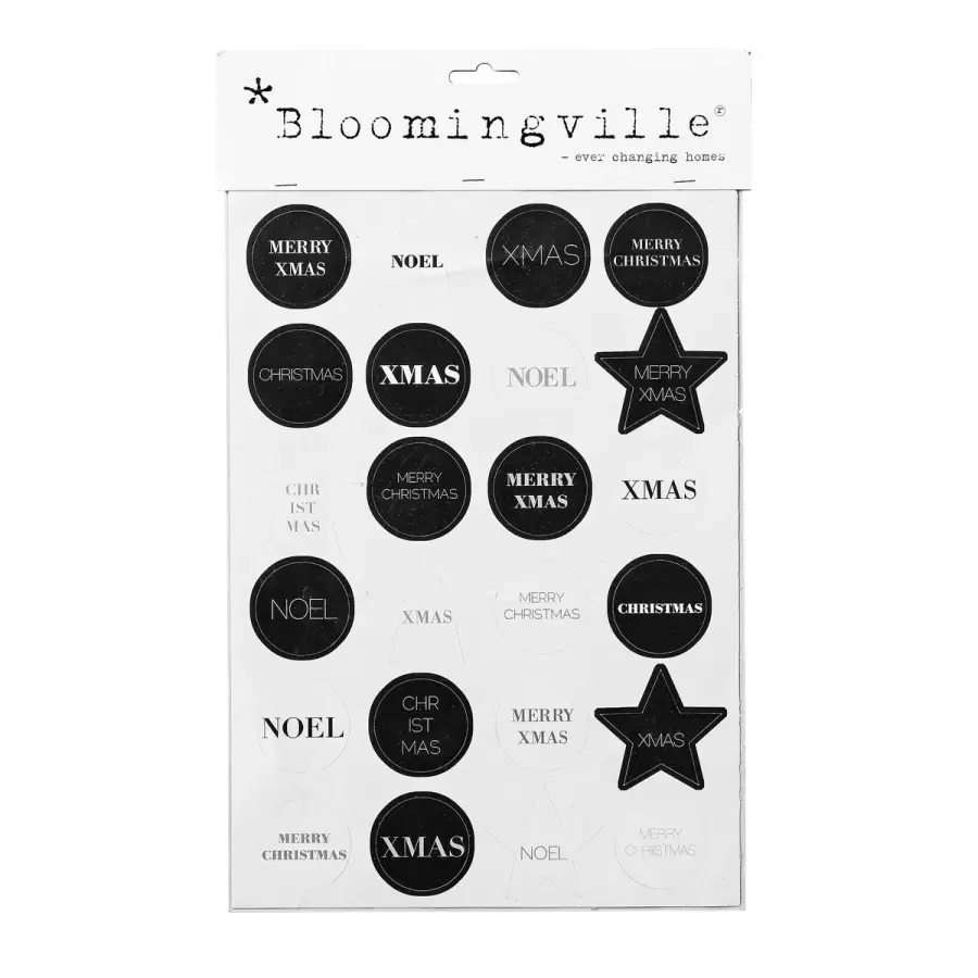 Bloomingville - Klistermærker X-MAS