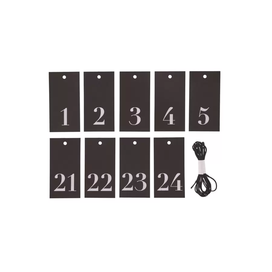 House Doctor - Kalenderkort -Numbers