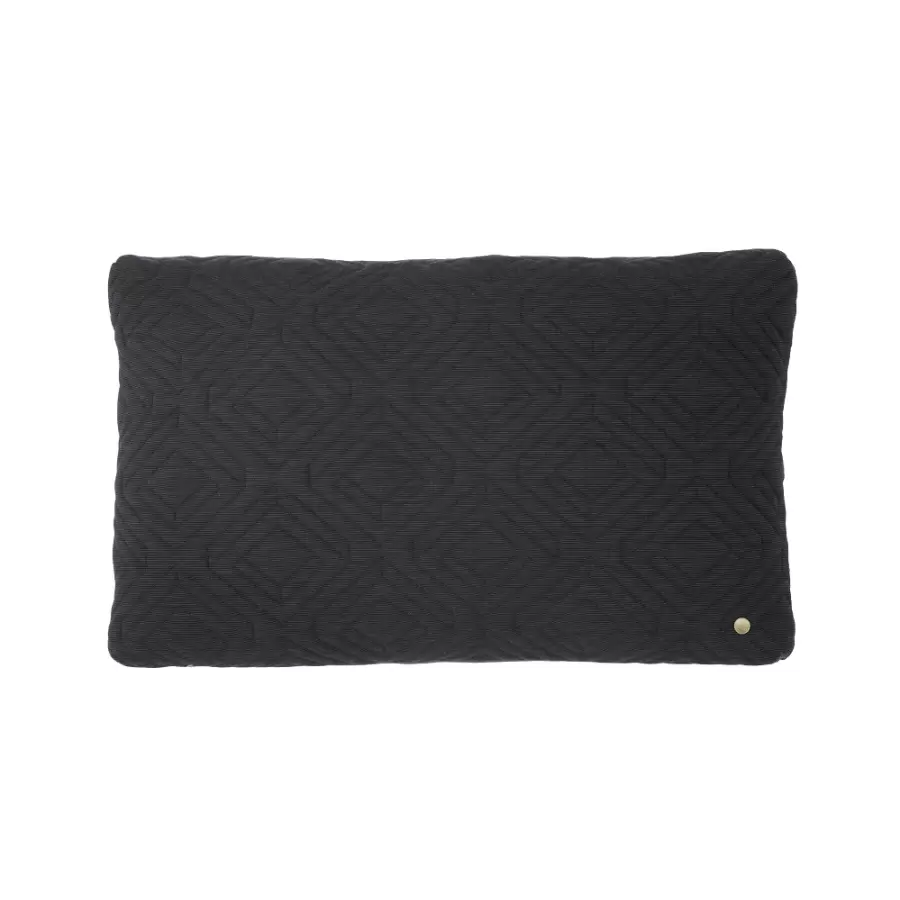 ferm LIVING - Dark Grey Cushion 60x40