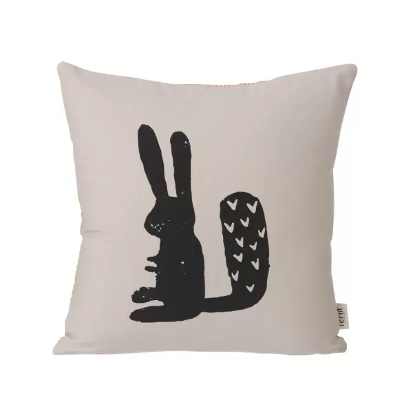 ferm LIVING Kids - Rabbit Cushion - Grey
