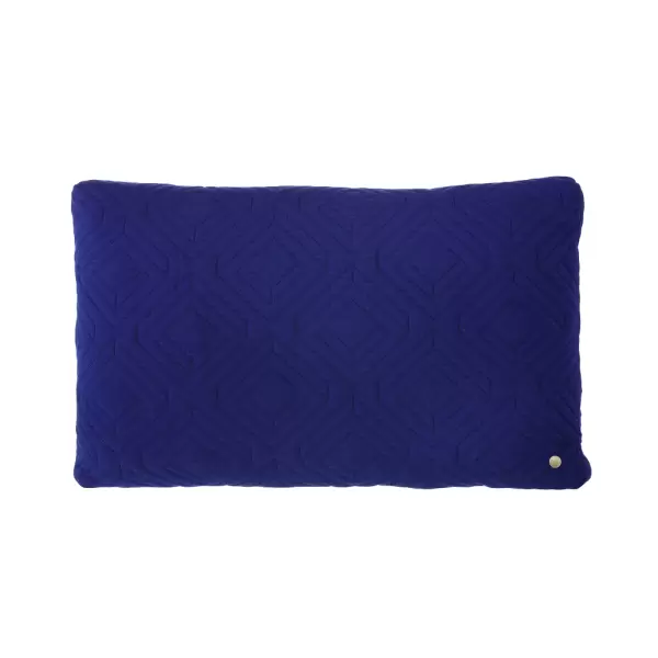 ferm LIVING - Dark Blue Cushion 60x40
