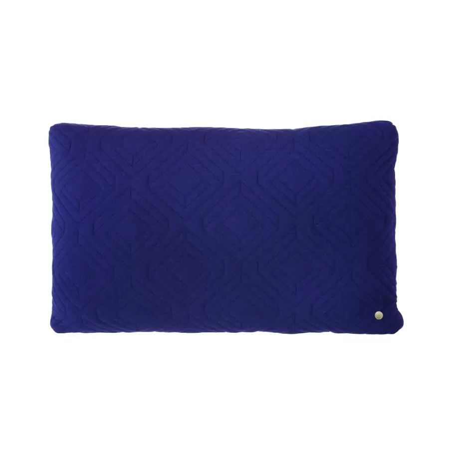 ferm LIVING - Dark Blue Cushion 60x40
