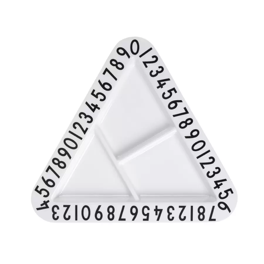 Design Letters - Trekantet / Triangular Snackplate, melamin