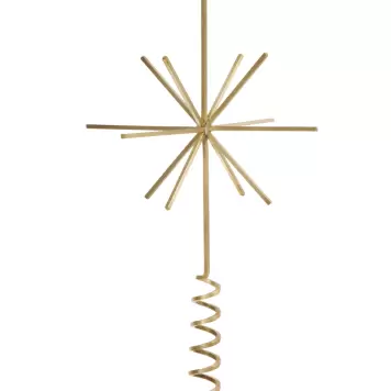 Ferm Living - Topstjerne, Massiv messing