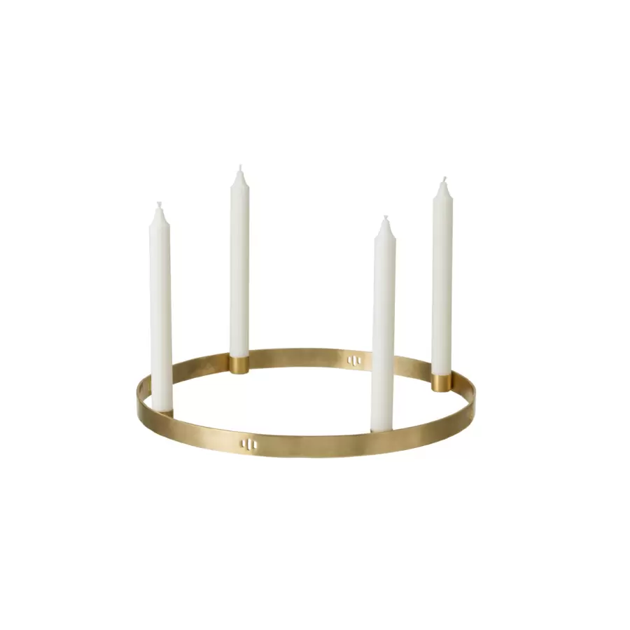 ferm LIVING - Adventsstage Circle - Large - massiv messing