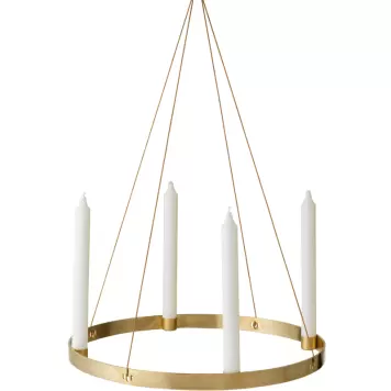 Ferm Living - Adventsstage Circle Large, Massiv messing
