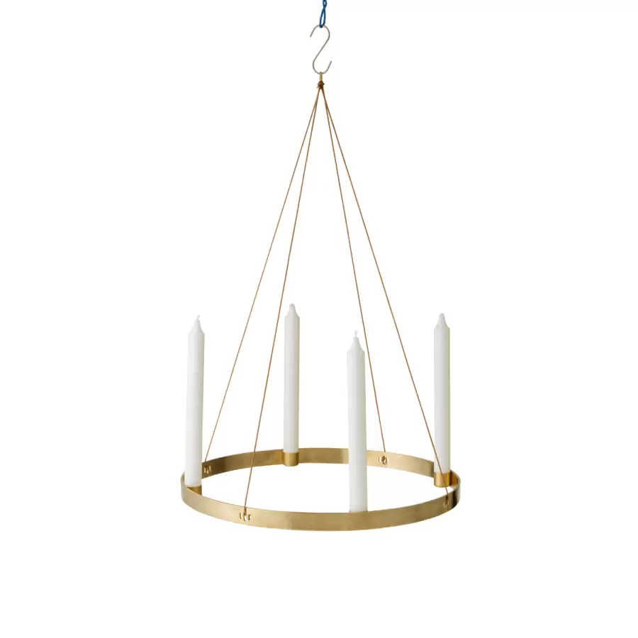 ferm LIVING - Adventsstage Circle - Large - massiv messing