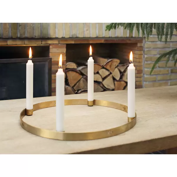 ferm LIVING - Adventsstage Circle - Large - massiv messing