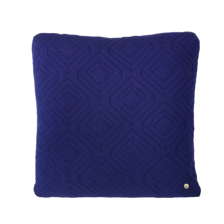 ferm LIVING - Dark Blue Cushion 45x45