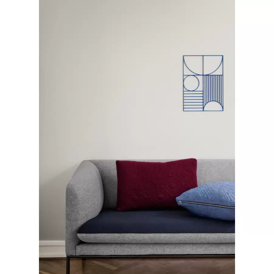 ferm LIVING - Light Blue Cushion 60x40