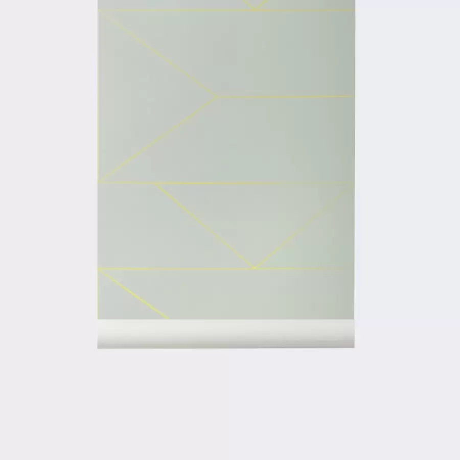 ferm LIVING - Tapet, Lines, mint  KUN 1 stk på lager