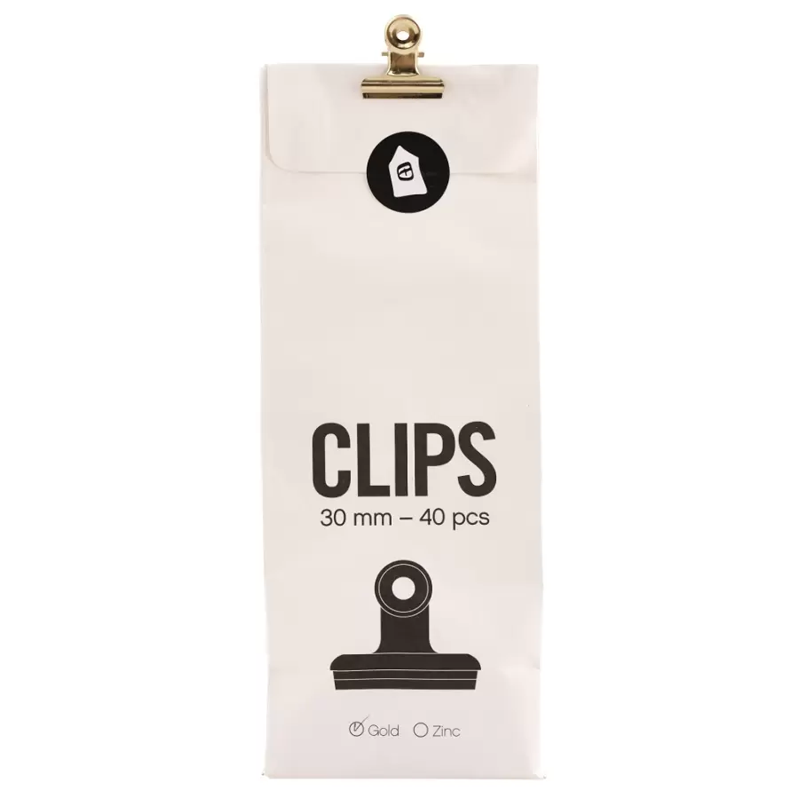 House Doctor - Clips - Guld 40 stk.