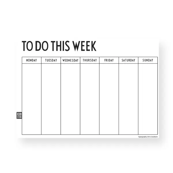 Design Letters - Weekly Planner