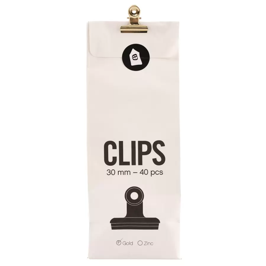 House Doctor - Clips - Guld 30mm 