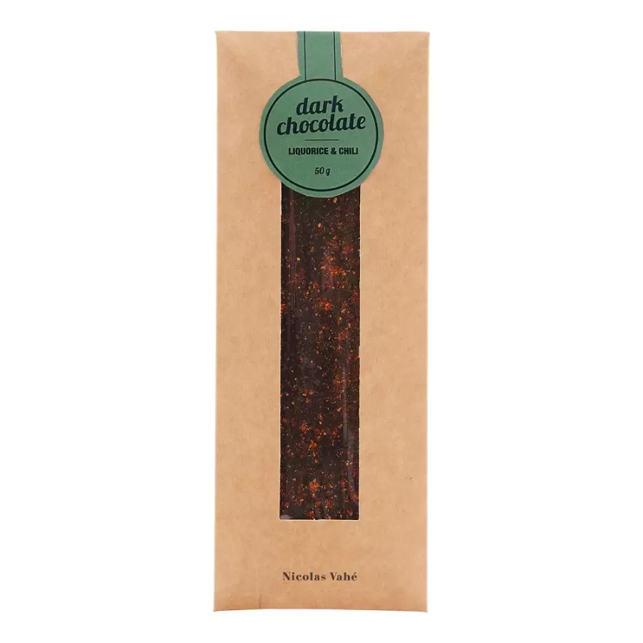 Nicolas Vahé - Mørk chokolade m. lakrids og chili