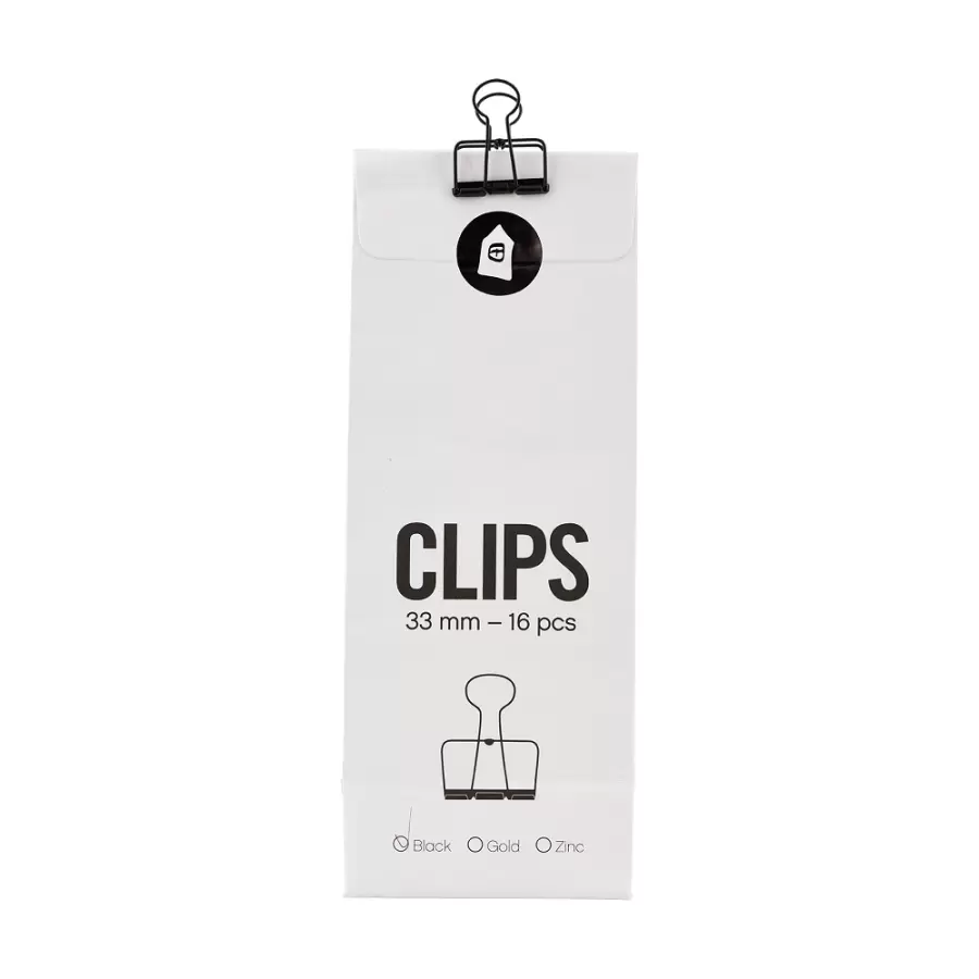 House Doctor - Clips, Wire, sort 33 mm