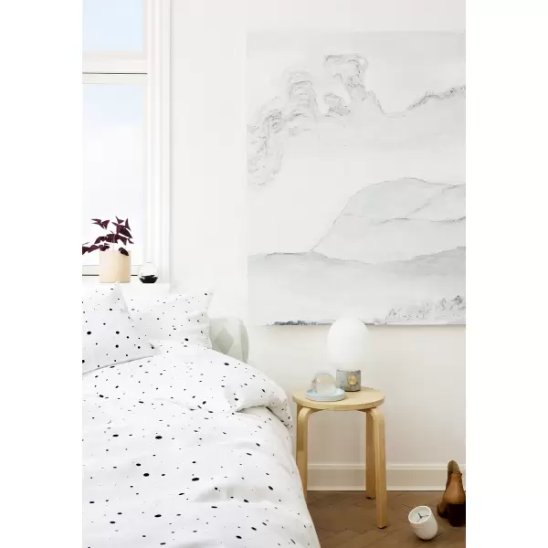 OYOY Living Design - Sengesæt, Dot hvidt øko, 140x200