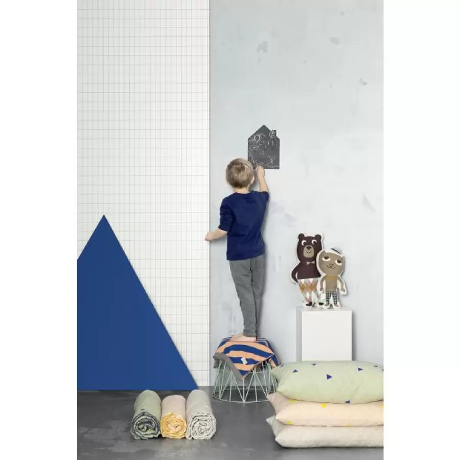 ferm LIVING - Teepee Quilted Blanket - Grå