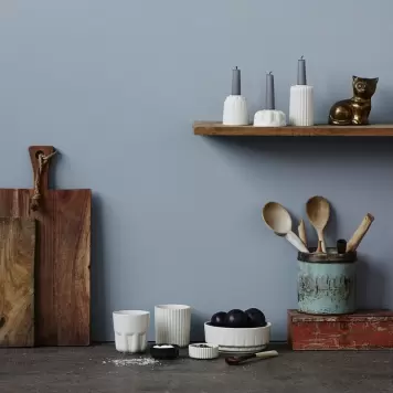 dottir NORDIC DESIGN - Alba Candlestick Six, Black