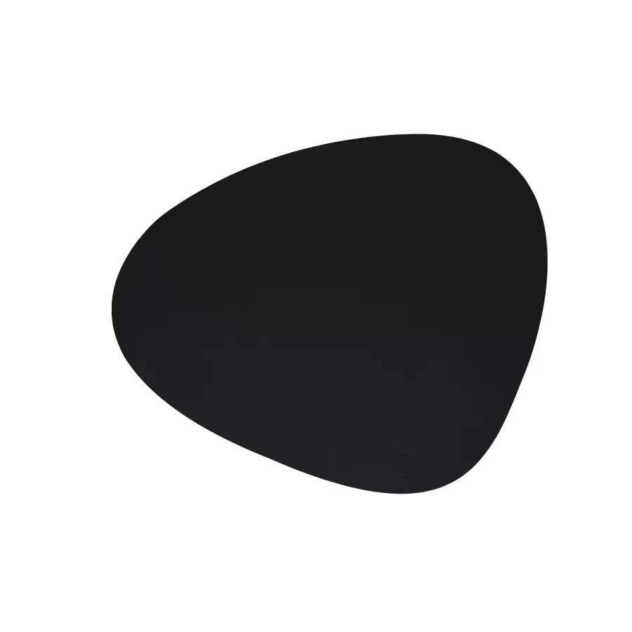LindDNA - Table Mat Curve black softbuck