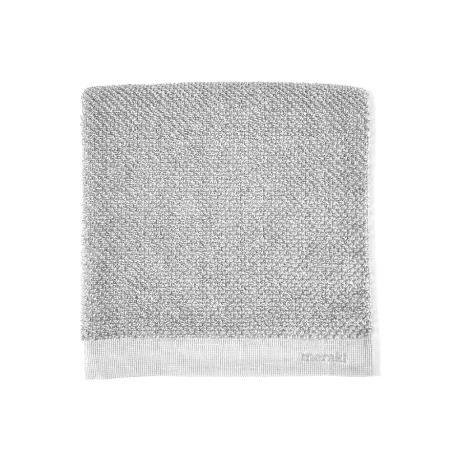 meraki - Badehåndklæde hvid/grå