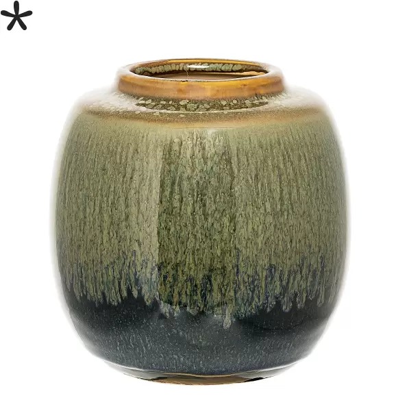 Bloomingville - Vase grøn/blå/karry