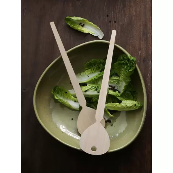 Ro Collection - Salad Servers No. 15, Natur