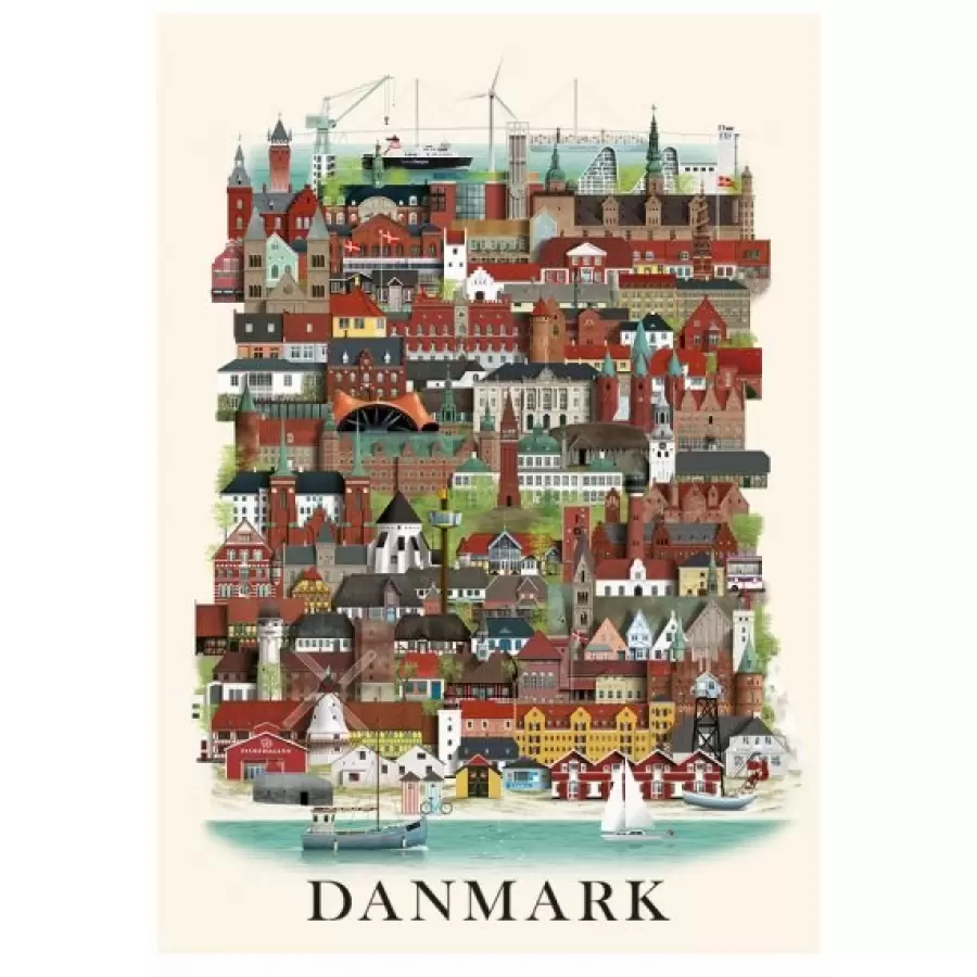 Martin Schwartz - Plakat Danmark 50x70