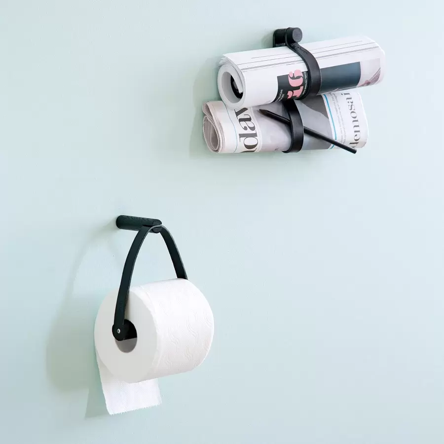 by Wirth - Toiletrulleholder, Sort