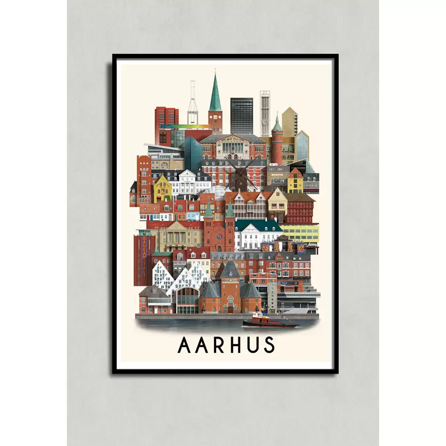 Martin Schwartz - Plakat 50x70 Aarhus II
