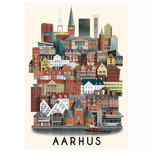 Martin Schwartz - Plakat A3 Aarhus II 